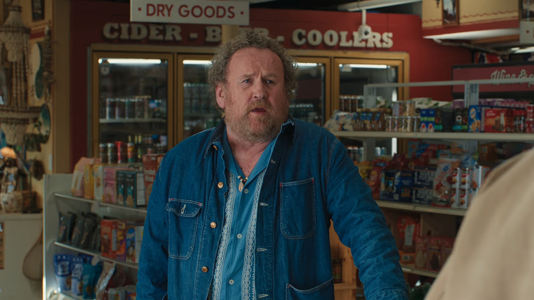 Colm Meaney's Ethan Mack stands in a grocery story in Remarkably Bright Creatures
