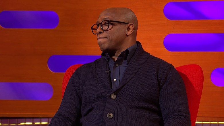 Ian Wright looking contemplative