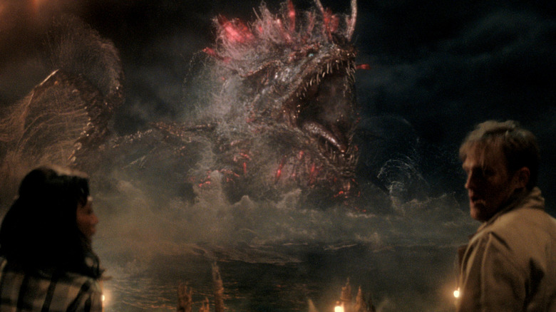 Titan X emerging from the ocean in Monarch: Legacy of Monsters season 2