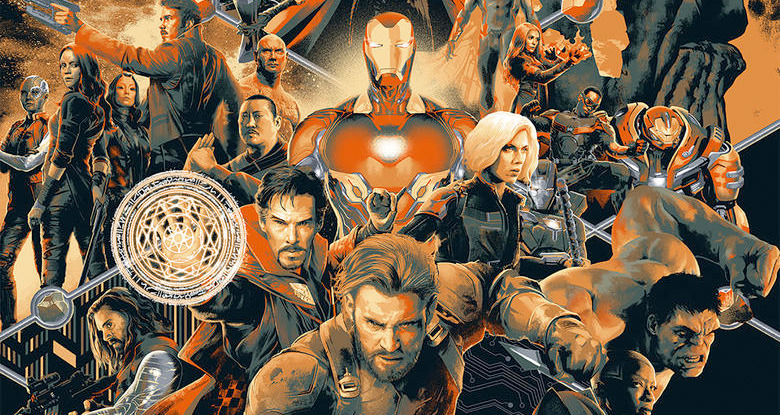 Mondo Avengers Infinity War Poster