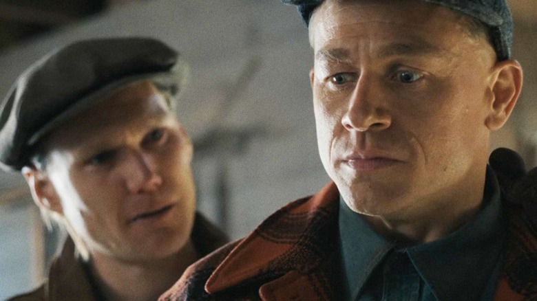 Gein has a conversation with his brother Henry in Monster: The Ed Gein Story