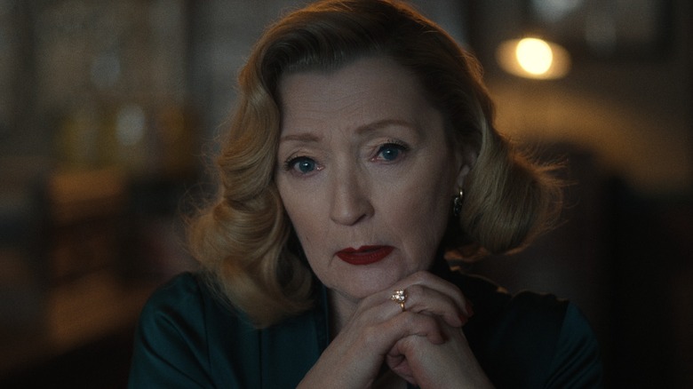 Bernice Worden stares straight ahead at Gein in Monster: The Ed Gein Story
