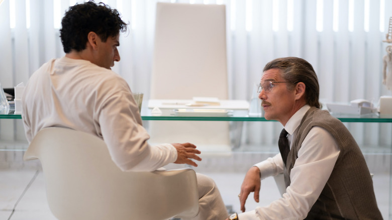 Marc/Steven and Dr. Harrow on Moon Knight