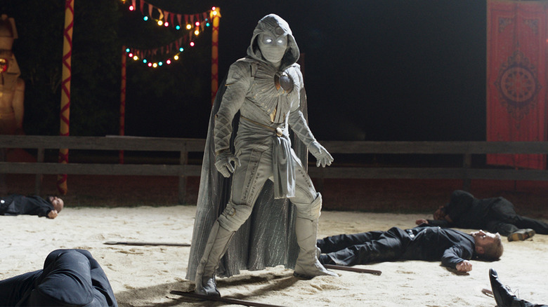 Moon Knight TV Series cool white suit