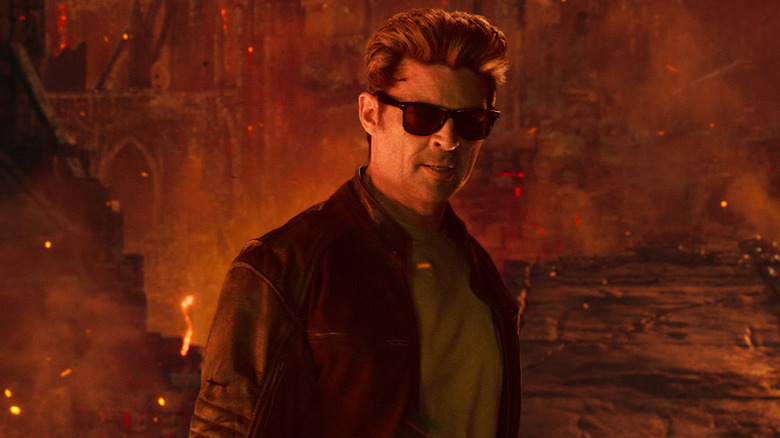 Johnny Cage smolders even in hell in Mortal Kombat II
