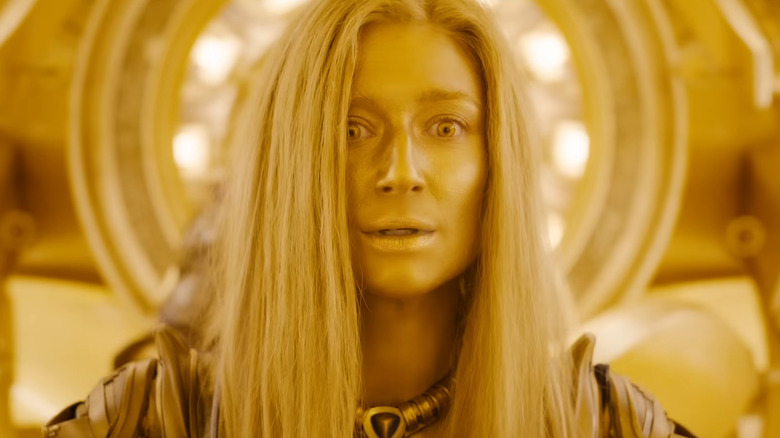 Ayesha the High Priestess looking shocked