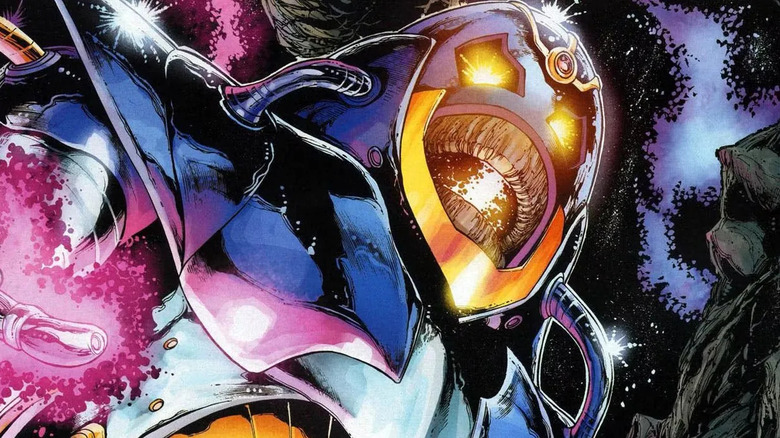 The Anti-Monitor looms over the cosmos in DC Comics
