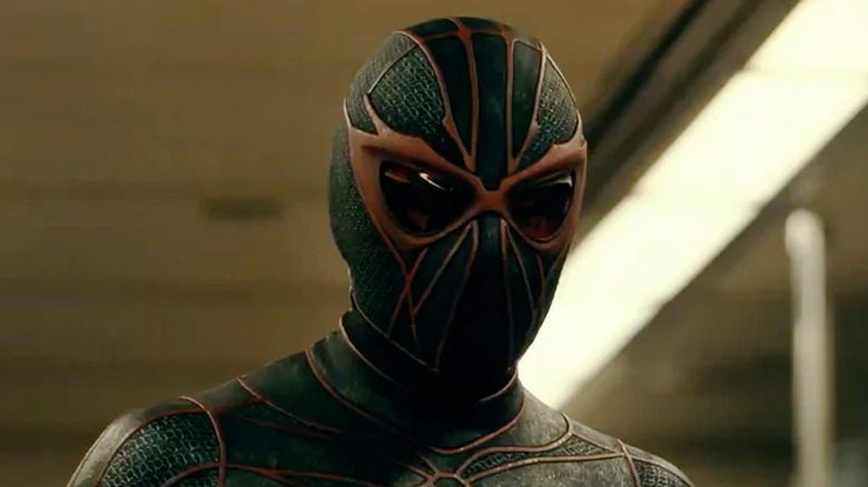 Ezekiel Sims in Spider-suit