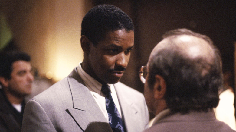 Denzel Washington facing Bob Hoskins in Heart Condition