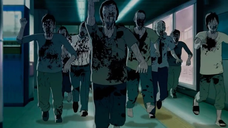 Train station zombies in Seoul Station