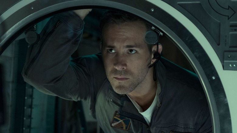 Ryan Reynolds in space suit