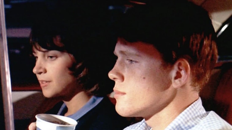 Cindy Williams and Ron Howard in "American Graffiti"