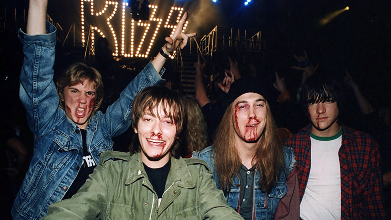 Sam Huntington, Edward Furlong, James DeBello, and Giuseppe Andrews in "Detroit Rock City"
