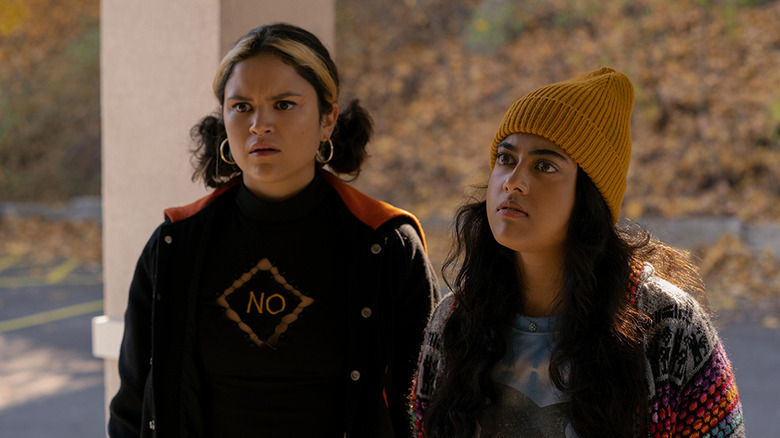 Victoria Moroles and Kuhoo Verma in "Plan B"