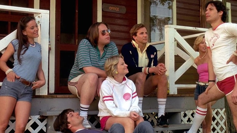 Marguerite Moreau, Zak Orth, Michael Showalter, Amy Poehler, Bradley Cooper, Elizabeth Banks, and Michael Ian Black in "Wet Hot American Summer"