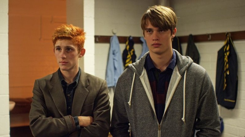 Galitzine and O'Shea in locker room