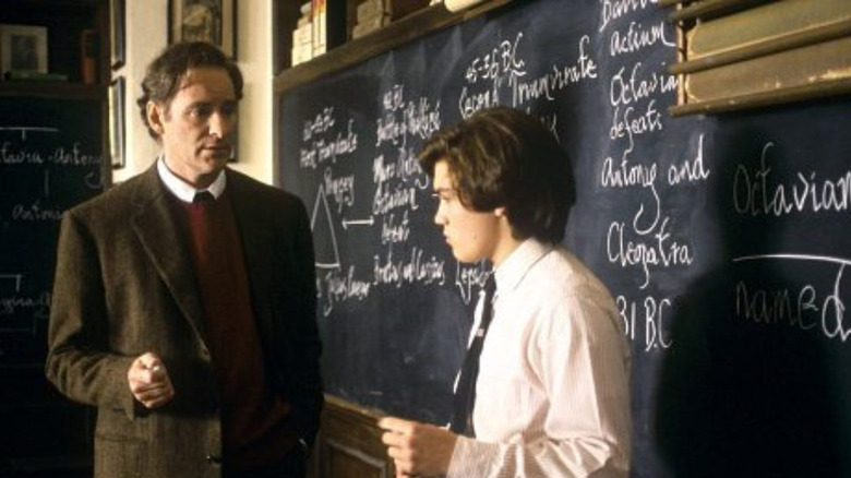Kevin Kline Emile Hirsch in classroom