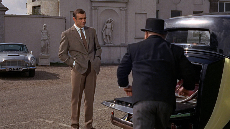 Bond chats with Oddjob