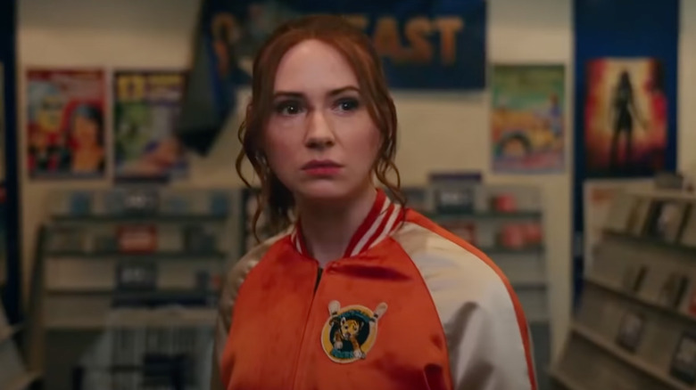 Sam in a comic book shop