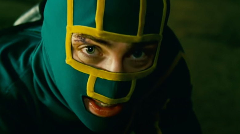 Kick-Ass looking exasperated