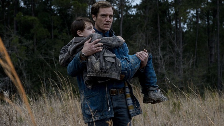 Michael Shannon and Jaeden Martell