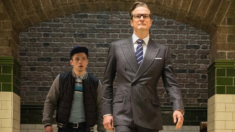 Harry trains Eggsy