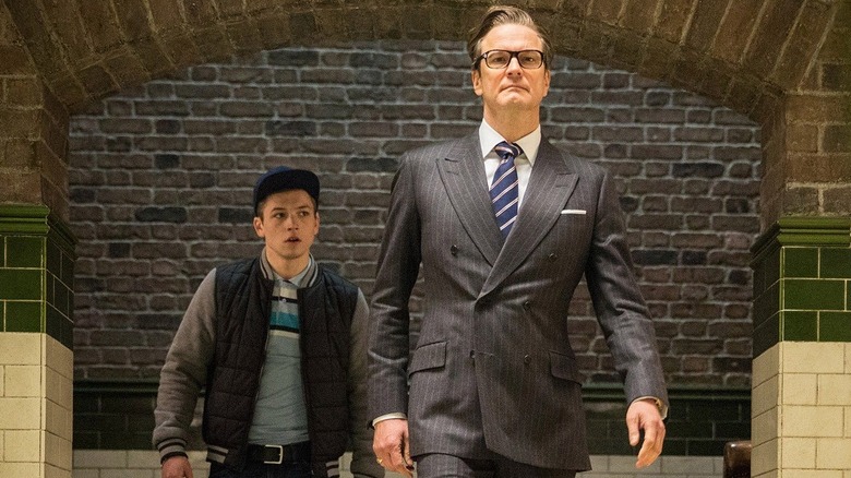 Harry trains Eggsy