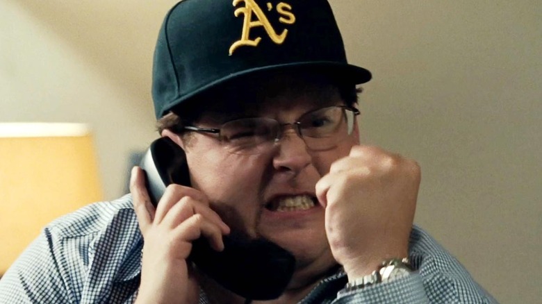 Jonah Hill fist pump in Moneyball