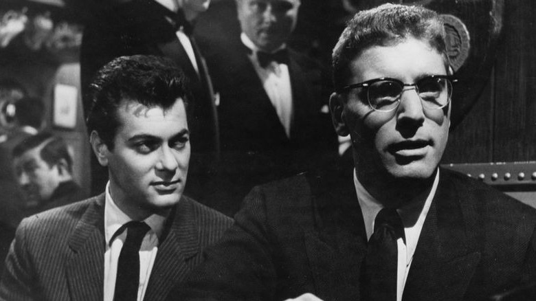 Burt Lancaster and Tony Curtis in "Sweet Smell of Success"