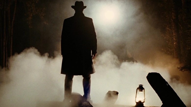 Jesse James robbing a train