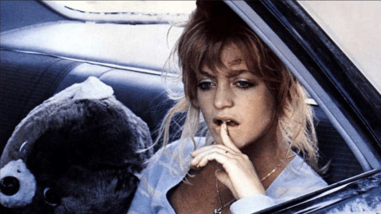 Goldie Hawn in car