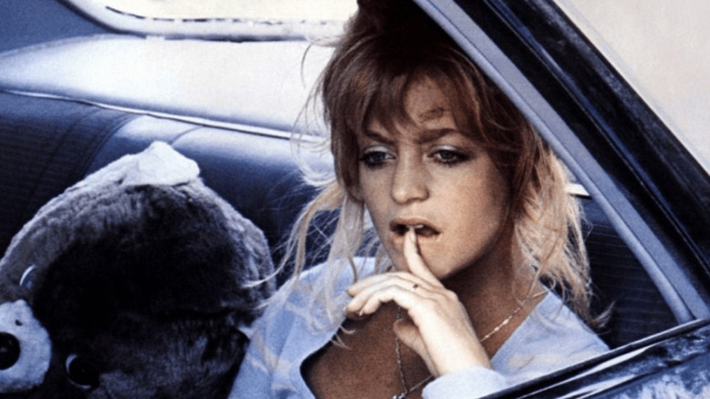 Goldie Hawn in car
