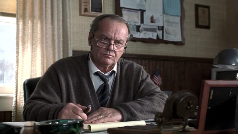 Jack Nicholson grimacing
