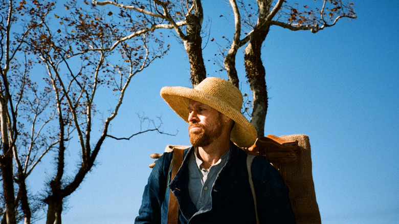 Willem Dafoe outside