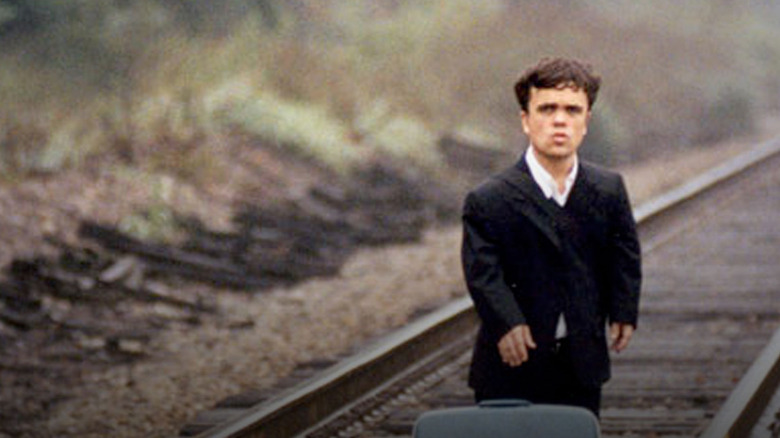 Peter Dinklage on traintracks
