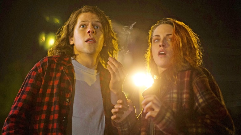 Jesse Eisenberg and Kristen Stewart confused stoners