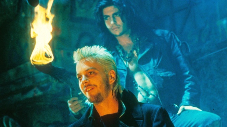 Keifer Sutherland talks to his new recruit.