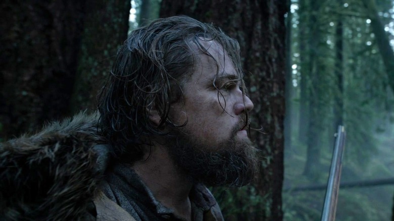Hugh Glass in the woods