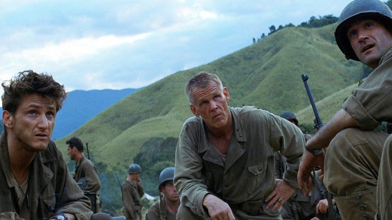 The Thin Red Line Nick Nolte Sean Penn