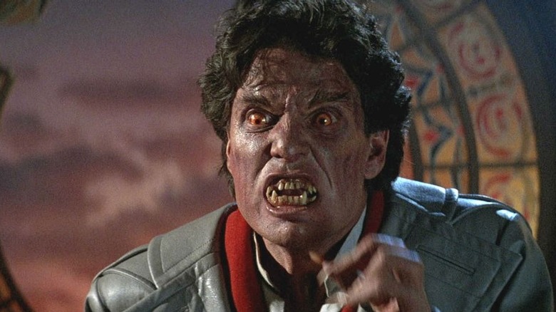 Chris Sarandon turns into vampire