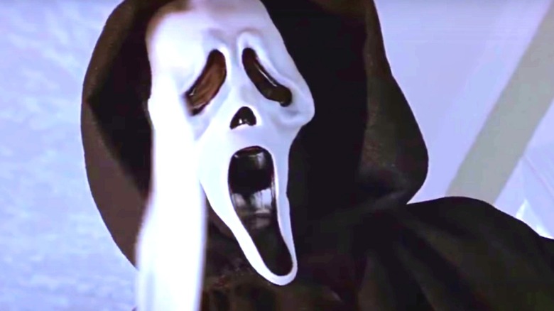 Ghostface wields knife