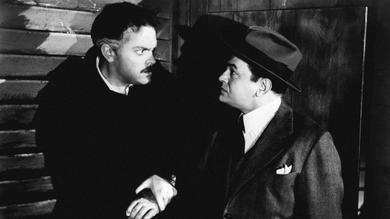 Orson Welles scared to talk