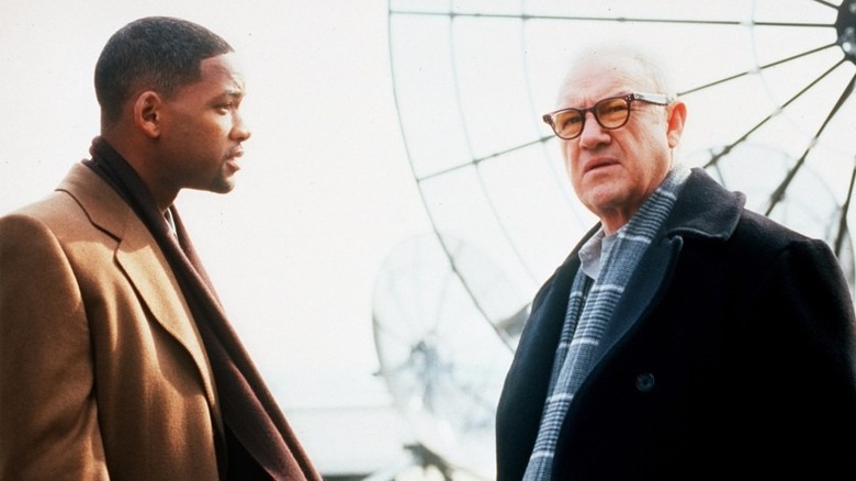 Will Smith and Gene Hackman talk