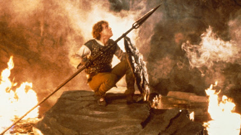 Galen fights dragon