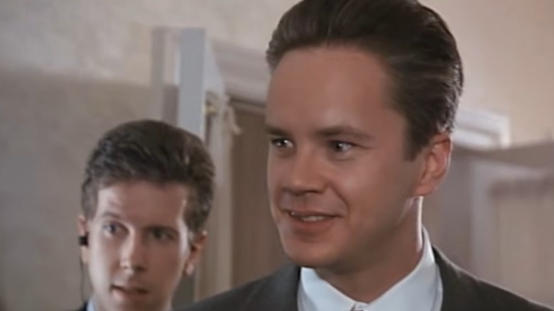 Tim Robbins looking perplexed