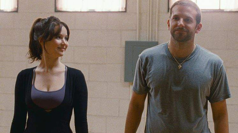 Bradley Cooper and Jennifer Lawrence in Silver Linings Playbook