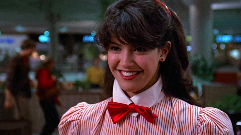 Phoebe Cates as Linda, happy with her life in Fast Times at Ridgemont High