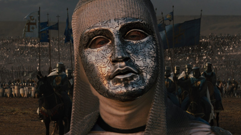 Edward Norton wears mask in Kingdom of Heaven