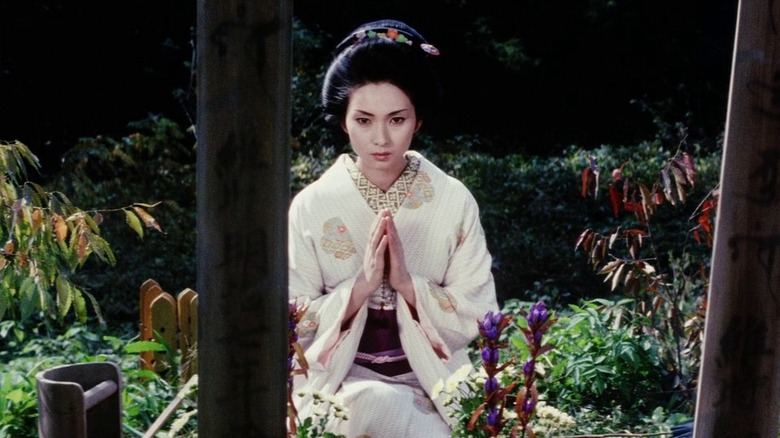 Lady Snowblood prays