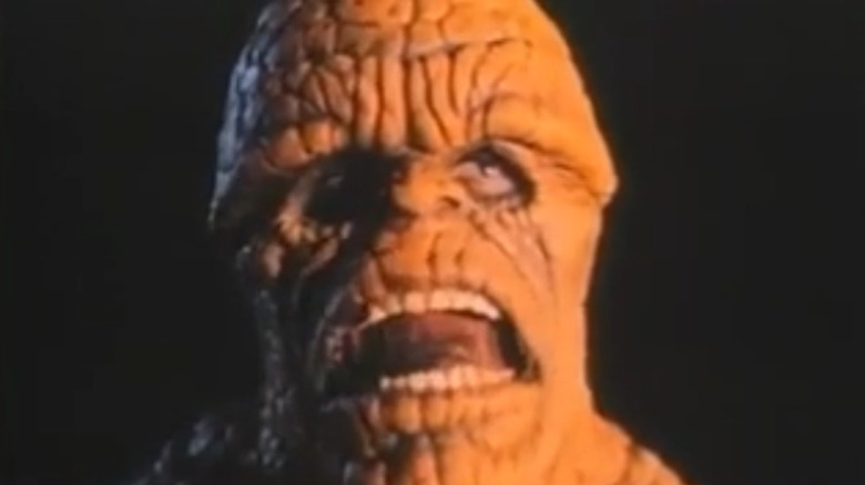 The Thing growling